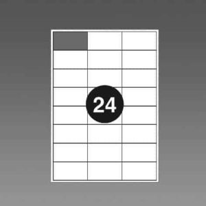 Etiketten voor laser- en inkjetprinter