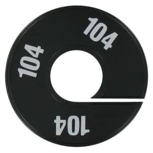 maatring zwart wit 11cm