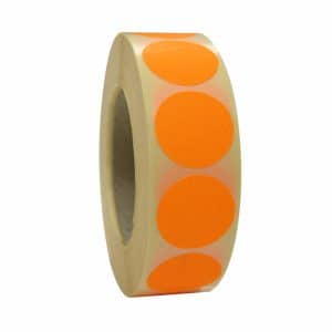 Etiket 17mm permanent