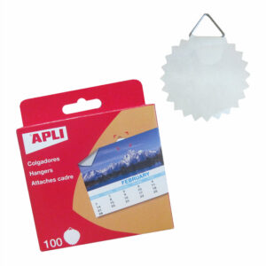 Schilderijhaakjes Apli 372 gegomd