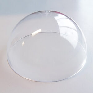 Halve bol 25cm transparant (PMMA)