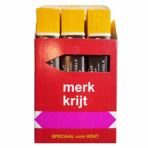 Merkkrijt geel blok 95x22mm