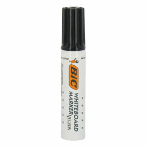 Whiteboard marker zwart Bic beitelpunt