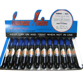 Snowman marker JU 12 blauw