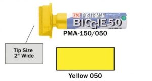 Posterman Biggie geel 50mm PMA150/050