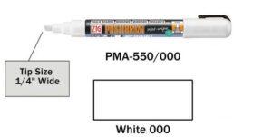 Posterman wit PMA550/000 6mm