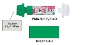 Posterman Biggie groen 30mm PMA130/040