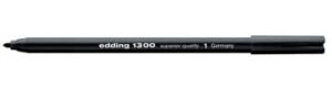 Edding 1300 zwart fineliner viltstift