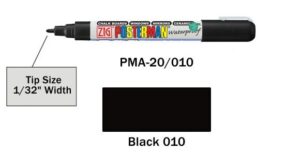 Posterman PMA20-010 zwart 1mm