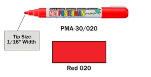 Posterman PMA30-020 rood 2mm