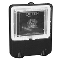 Neon CD-houder blauw