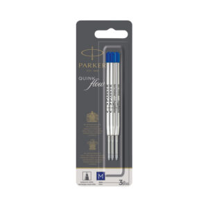 Parker balpenvulling medium blauw, 3 st.