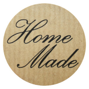 Cadeau etiket 35mm kraft Home Made