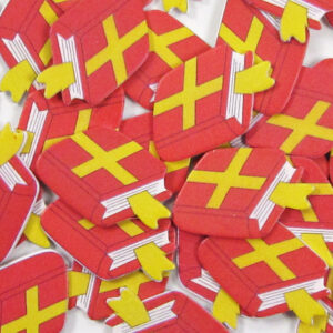 Boek van Sinterklaas hout 3,5cm (100x)