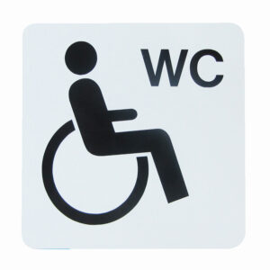 Sticker Pictogram rolstoel WC