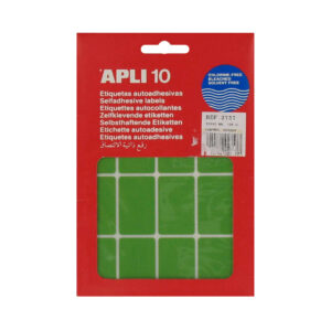 Etiket 25x40mm groen -Apli 02757- 128st.