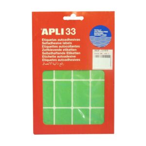 Etiket 25x40mm groen -Apli 1099- 400st