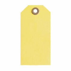 Label geel 50x100mm nummer 4 (100x)