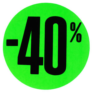 Raambiljet groen 40% 20cm