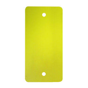 PVC label 108x54mm geel (1000x)