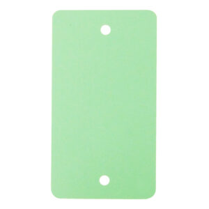PVC label 108x54mm lichtgroen (1000x)