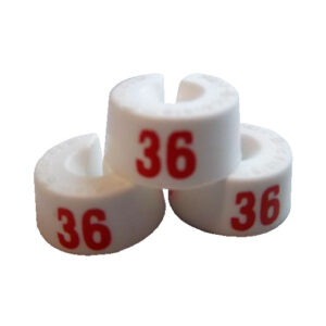 MB1 wit rood maat 104 (25 stuks)