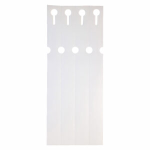 Sleufetiket 250x25mm blauw, 2000 stuks