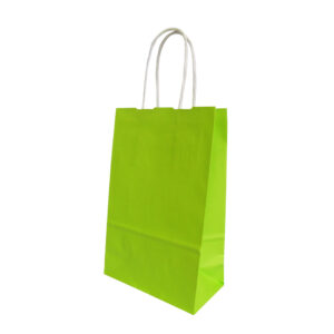 Draagtas appelgroen 14x42+32cm (1x)