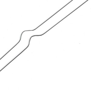Kalenderophanghaak draad 105mm wit (100)