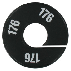 Maatring zwart wit maat 170