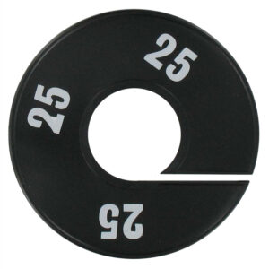 Maatring zwart wit maat 23