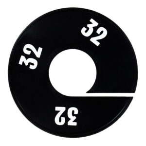 Maatring zwart wit maat 32