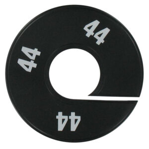 Maatring zwart wit maat 40