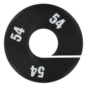 Maatring zwart wit maat 54