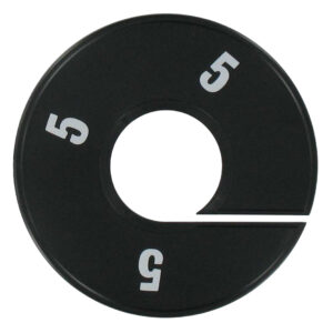 Maatring zwart wit maat 5