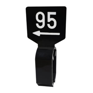 Maataanduider zwart wit 92 met pijl