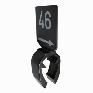 Maataanduider buisklem zwart 48 1/4