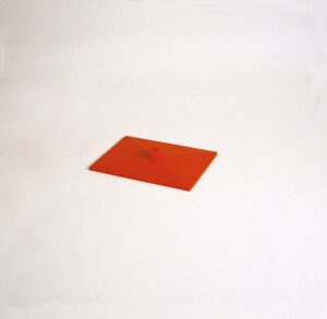 Voetplaat kunststof geel