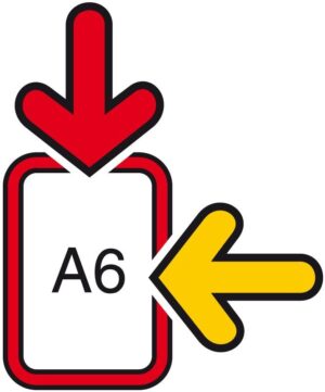 Prijskaartraam bruin A6 105x148mm S1