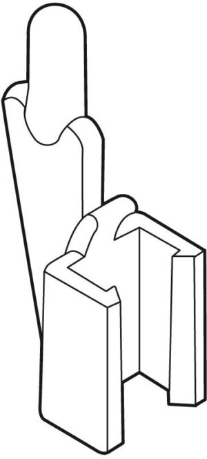 Draaihouder wit met draaipunt S1