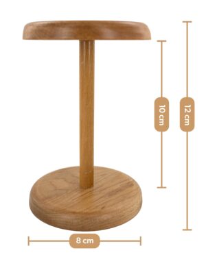 Houten display rond ø8cm hoogte 10cm
