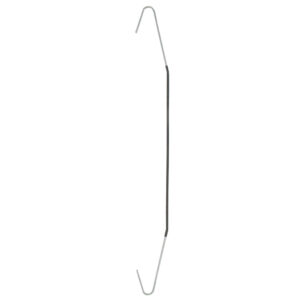 Dubbelhaak spiraal rekbaar 160mm (100x)