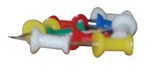 Pushpins blauw