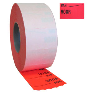 2616 rh fluor rood afneembaar VAN/VOOR