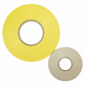 Tape 9mm geel plus papier 200 meter