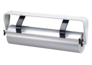 Papierhouder gladmes 40cm ondertafel
