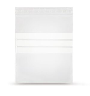 Gripzak 100x100mm met schrijfvlak (100x)