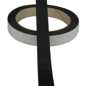 Magneetetiket 0,6mm 25mm kleef 10mtr.