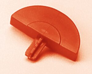 T-Stuk lila halfrond ø16mm Deko