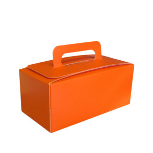 Bonbon doosje 250 grams oranje (1x)